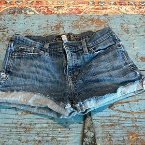 Vintage Abercrombie & Fitch Distressed cut off cuffed shorts Size 4R